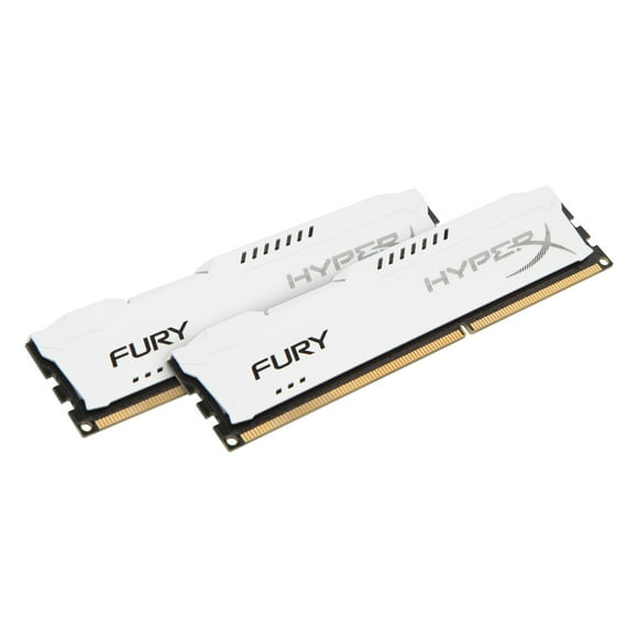 HyperX FURY Memory White 16GB 1866MHz DDR3 CL10 DIMM (Kit of 2) HX318C10FWK2/16