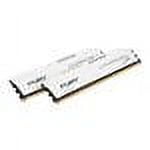 HyperX FURY Memory White 8GB 1333MHz DDR3 CL9 DIMM (Kit of 2) HX313C9FWK2/8