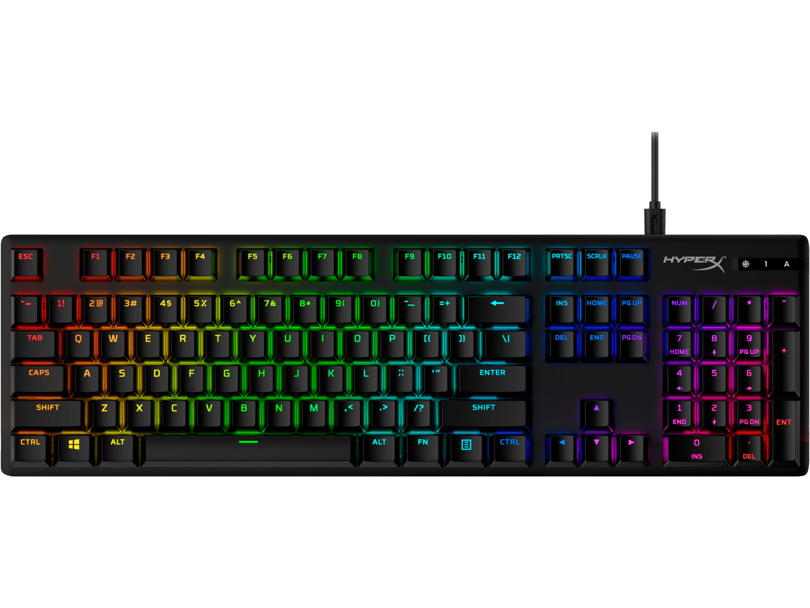 HyperX Full key Set Keycaps PBT (Black)