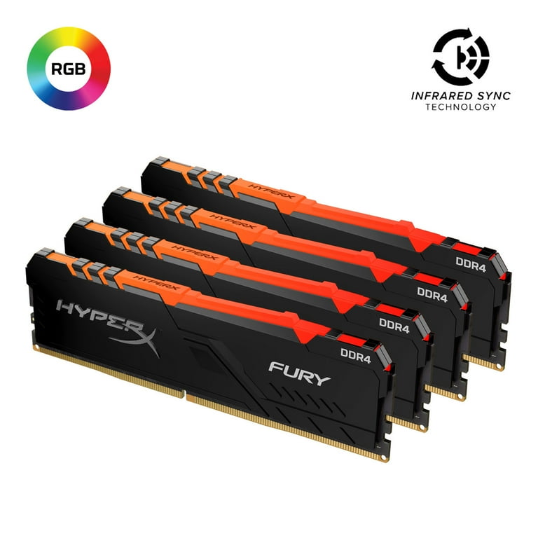 HyperX Fury RGB 128GB 2400MHz DDR4 CL15 DIMM (Kit of