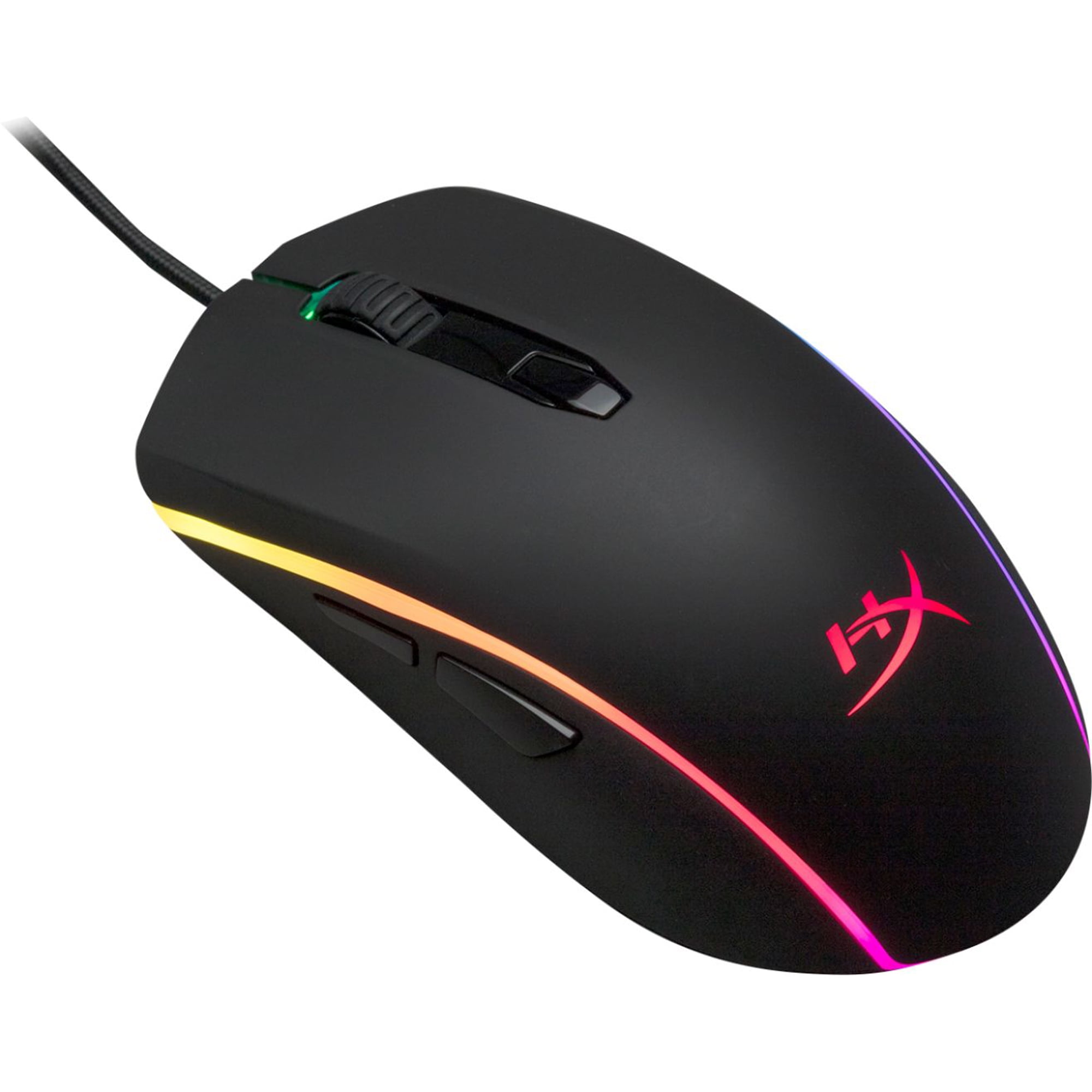 Optical Wired Surge RGB - with Gaming Pulsefire Lighting Black HyperX Mouse