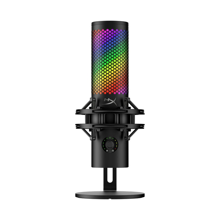 HyperX QuadCast 2 S – USB Microphone, with RGB Lighting, Streaming