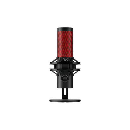 HyperX - QuadCast 2 Wired Multi-Pattern USB Electret Condenser Microphone - Black