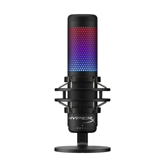 HyperX QuadCast S RGB USB Condenser Microphone - Black