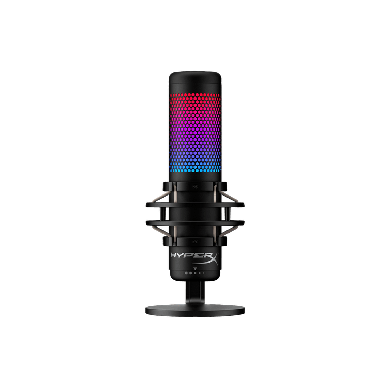HyperX QuadCast S RGB USB Condenser Microphone, 9.5x5.1x4.1 in