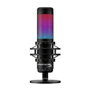 HyperX QuadCast S – RGB USB Condenser Microphone for PC, PS4, PS5 and Mac, Anti-Vibration Shock Mount, 4 Polar Patterns, Pop Filter, Gain Control, Gaming, Streaming, Podcasts, Twitch, YouTube, Discord