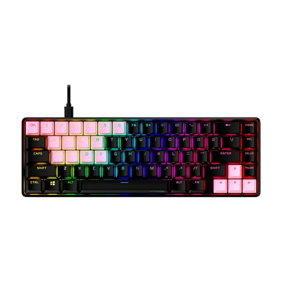 HyperX Rubber Keycaps - Gaming Accessory Kit - Pink (US Layout)