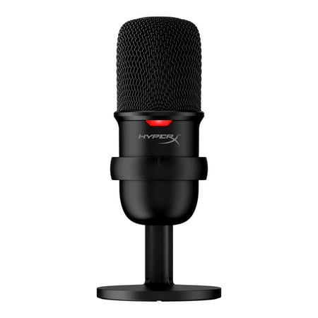 HyperX SoloCast – USB Condenser Gaming Microphone, for PC, PS4, and Mac, Tap-to-mute Sensor, Cardioid Polar Pattern, Gaming, Streaming, Podcasts, Twitch, YouTube, Discord