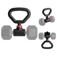 Hyperbell Dumbbell Converter Convert Dumbbells to Barbell Set and Kettlebell for Home Fitness