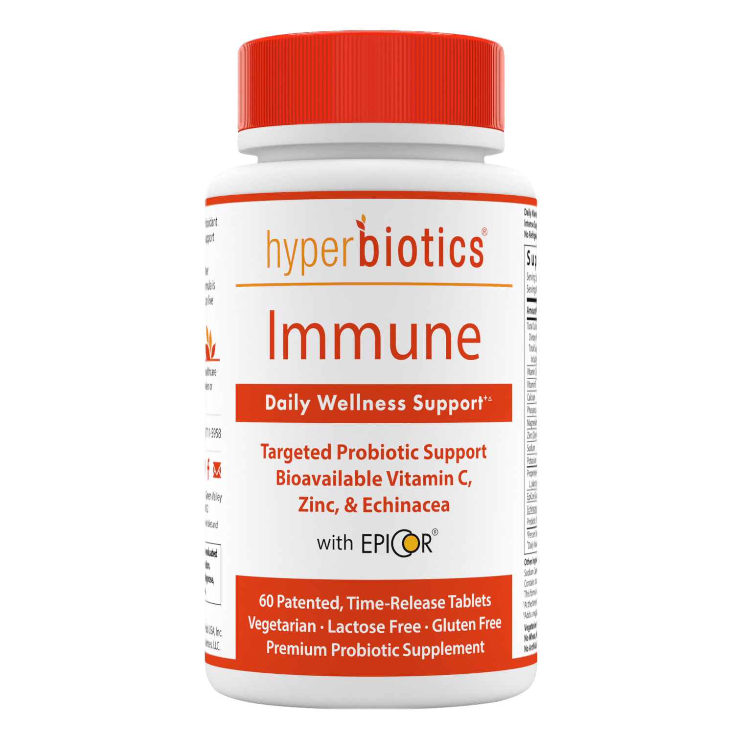Hyperbiotics Immune Daily Wellness Support Bioavailable Vitamin C
