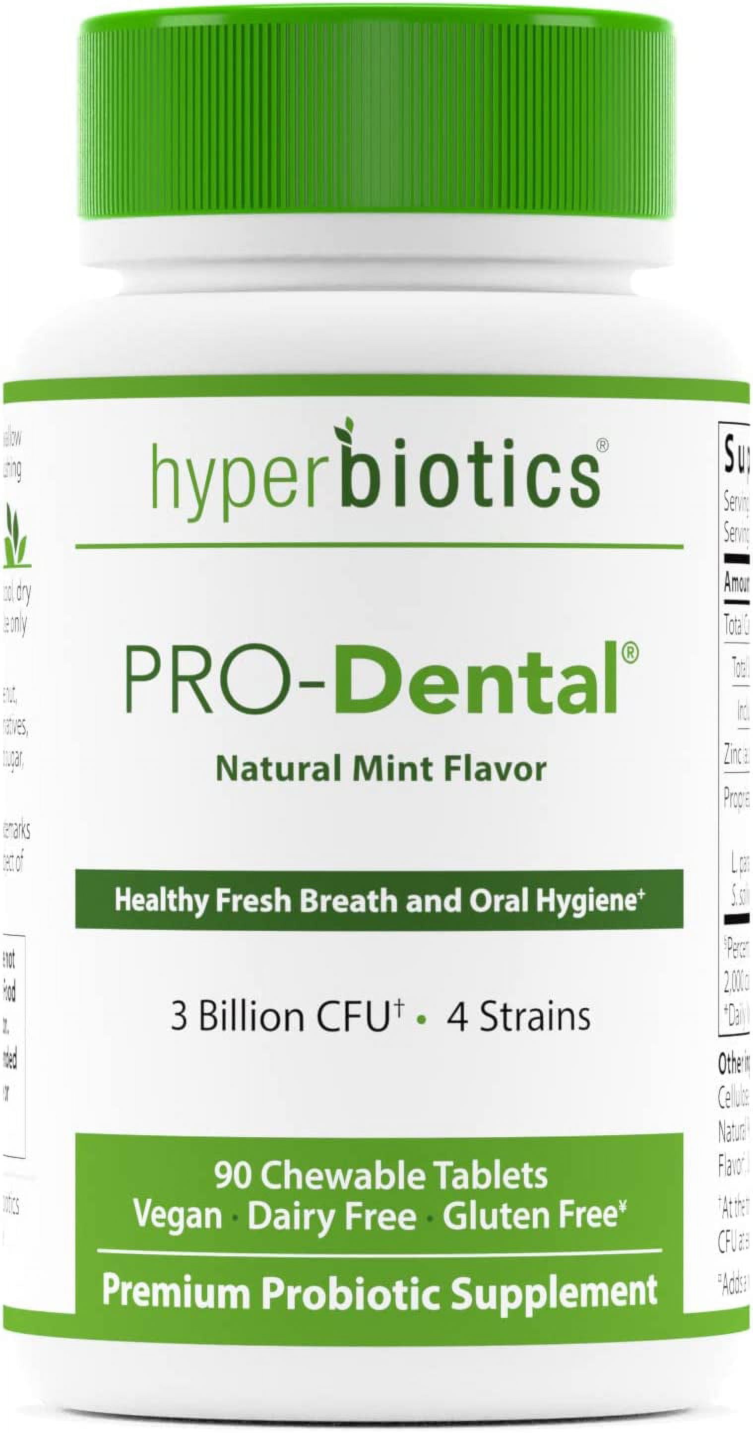 Hyperbiotics Pro Dental Probiotic , Vegan Supplement with BLIS K12 and