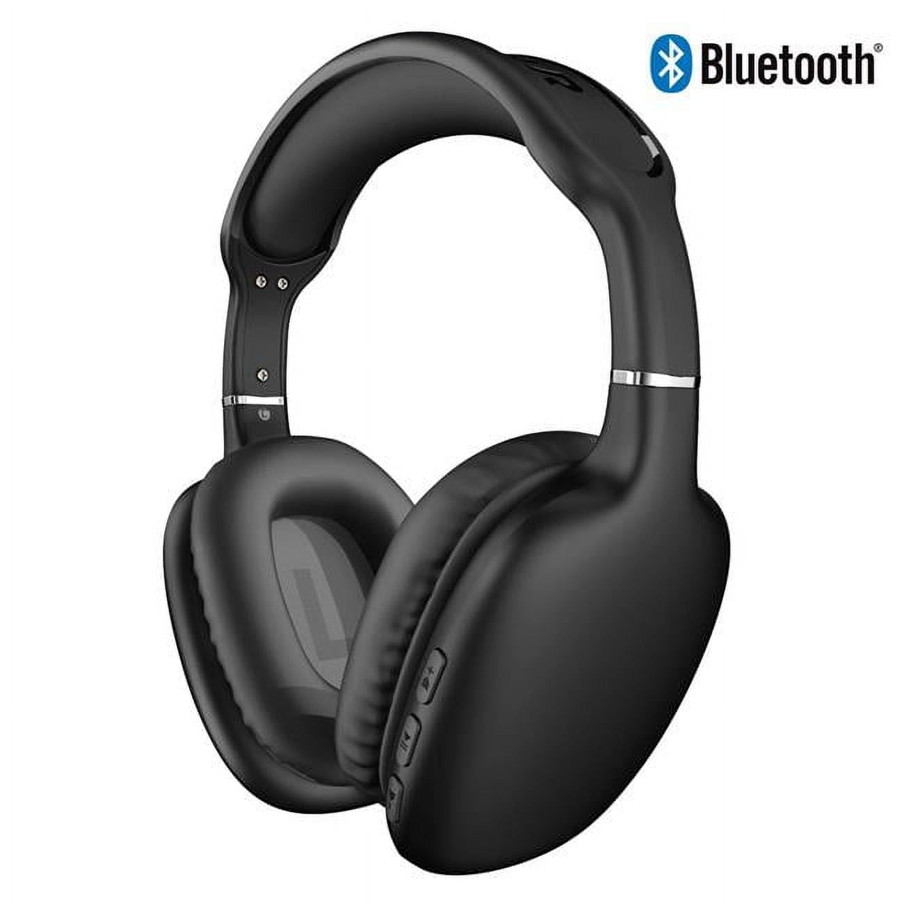 Hypercel HyperGear VIBE Bluetooth Headphones Extended Battery Noise Cancelling Mic Black Walmart