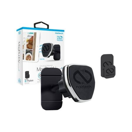 Naztech - MagBuddy Anywhere+ Magnetic Adhesive Mount for Most Cell Phones - Black