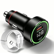Hypercharge car charger 120W with cable 2m For Xiaomi 17 Mix Flip Fold Pad Turbo Car Phone adapter for Redmi Note 15 14 13 Auto Charger for POCO X M F 8 tablet laptop watch Cigarette lighter socket