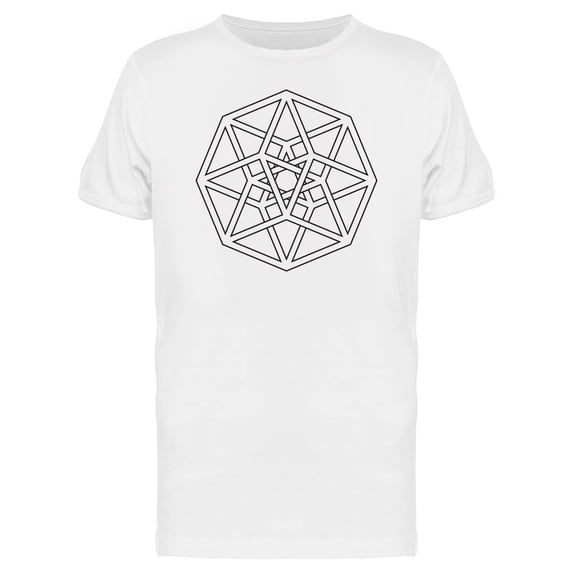 Hypercube 3D Art Tee Men's -Image by Shutterstock