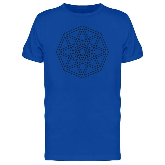 Hypercube 3D Art T-Shirt Men -Image by Shutterstock, Male Medium