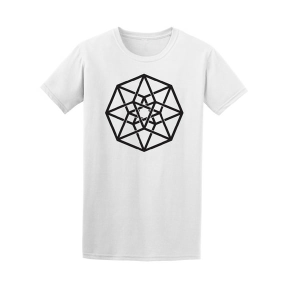 Hypercube Geometric Element Tee Men's -Image by Shutterstock