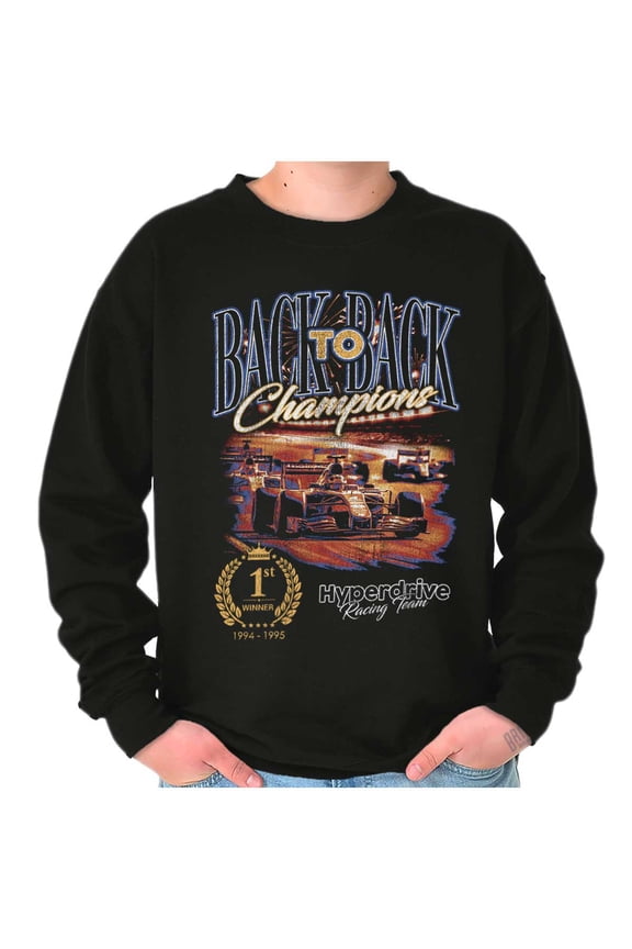 Hyperdrive Racing Team Championship Men's Crewneck Sweatshirt Brisco Brands X
