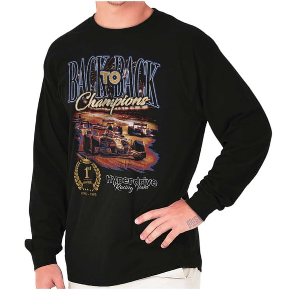 Hyperdrive Racing Team Championship Men's Long Sleeve Tee T Shirt Brisco Brands S