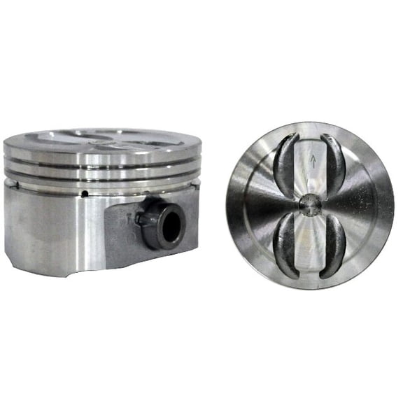 Hypereutectic Dish Top Piston Set (6) | Size = .030 | Compatible with 92-13 GM/Chevrolet/Isuzu 4.3L/262 OHV V6 12V Engines | For Use with LPAP-M10226 Moly Rings