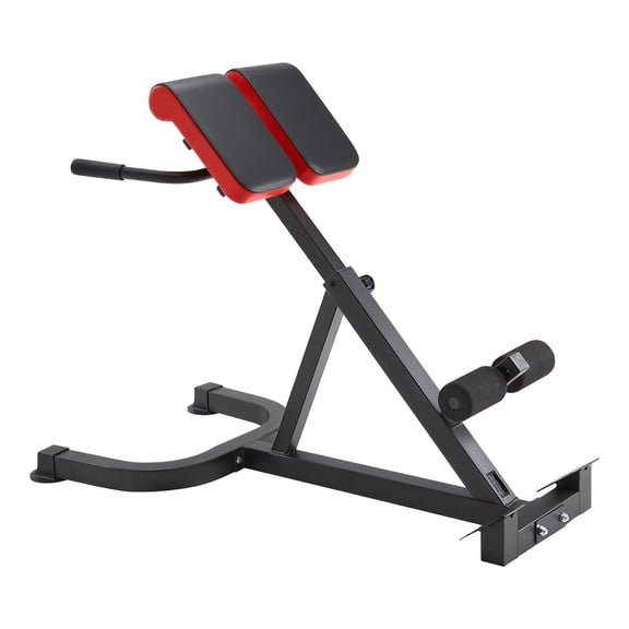 Hyperextension Bench for Home Gym, 300 lb Capacity Adjustable Roman Chair, Workout Equipment for Glutes, Back, Core and Leg Exercise.