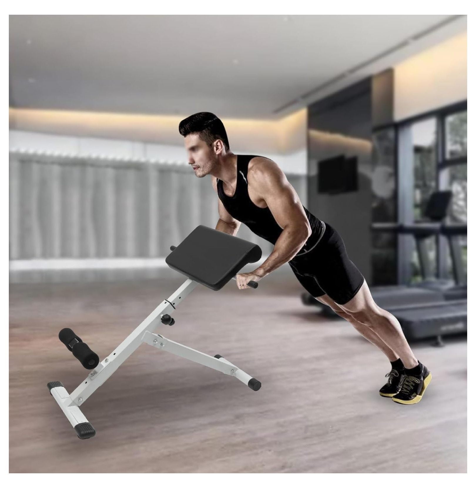 Glute Exercises Lumbar Extension Machine Hip Thrust Bench Roman