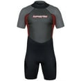 thumbnail image 1 of Hyperflex Access 2.5mm Back Zip Men's Spring Wetsuit - BK/RD - XS, 1 of 2