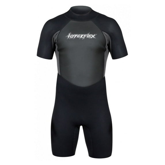 Hyperflex Men's Access 2.5mm Back Zipper Spring Suit, Black