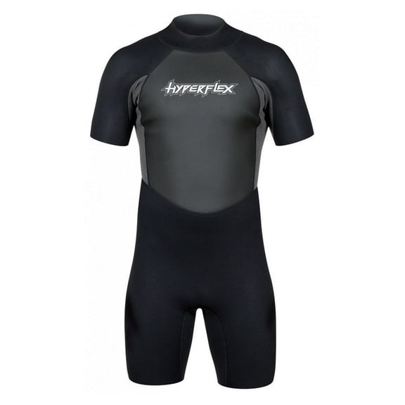 Hyperflex Men's Access 2.5mm Back Zipper Spring Suit, Black