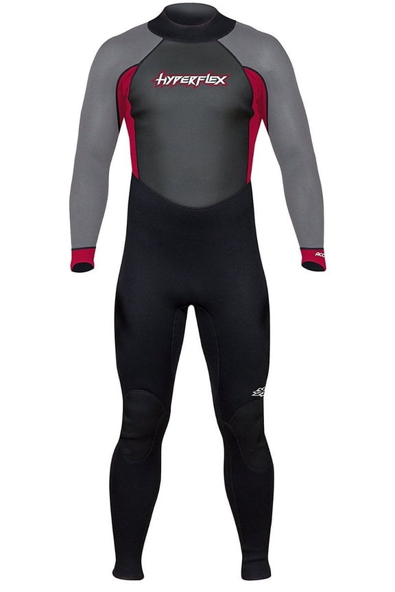 Men's Access Full Wetsuit 3/2mm, Flat-Lock Seams, Full Back Zipper