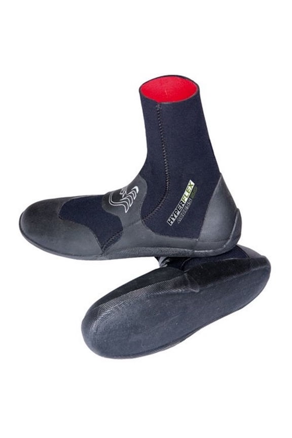 Mens 3MM AXS Round Toe Boot, Black, 6