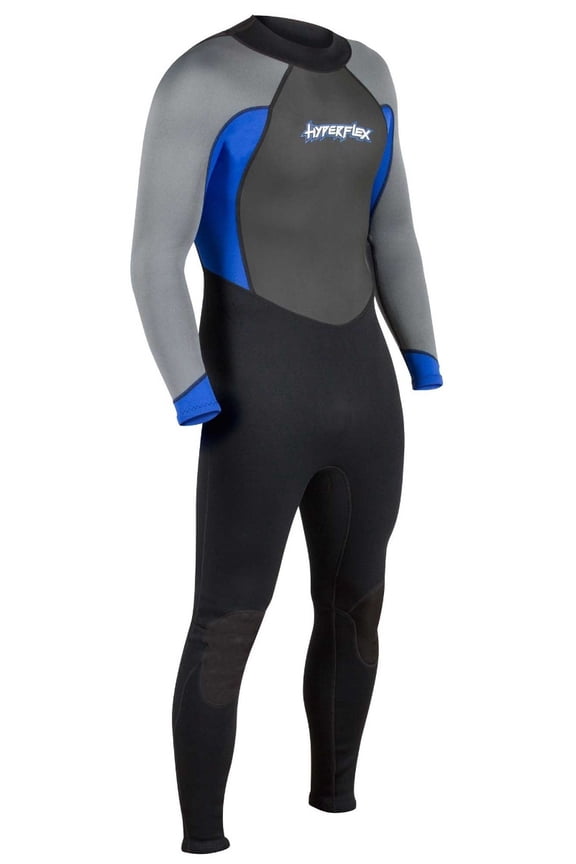Men's Access Full Body 2.5mm Back Zip Wetsuit, Black / Blue