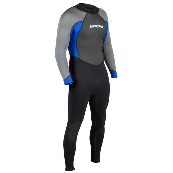 Hyperflex Men's Access Full Body 2.5mm Back Zip Wetsuit, Black / Blue
