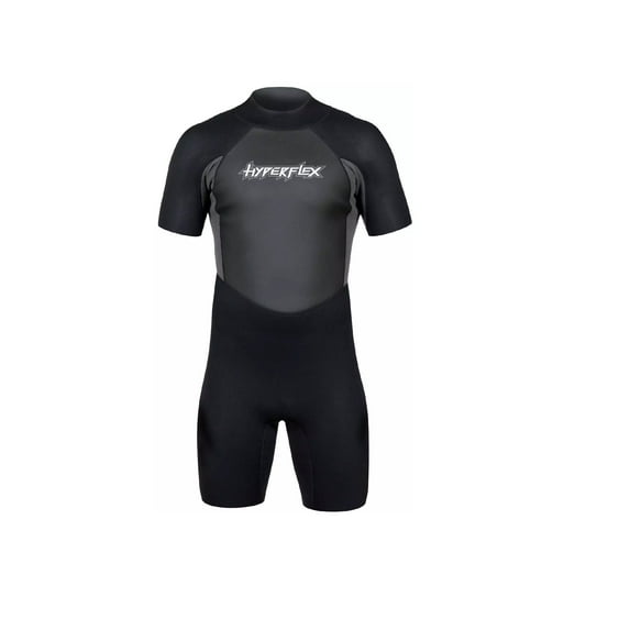 Hyperflex Mens Access 3/2MM Full Wetsuit, Adult, Black/Silver, M