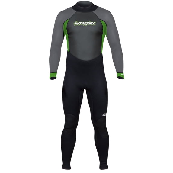 Hyperflex Mens Access 3/2MM Fullsuit Wetsuit, Adult, Green, L