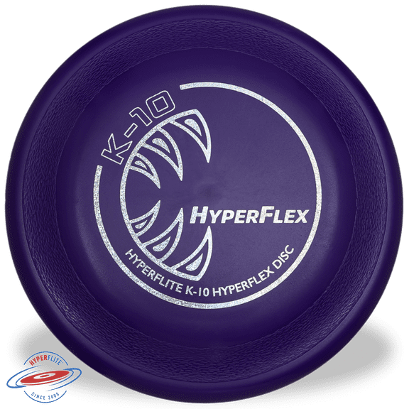 Hyperflite K-10 HyperFlex Puncture Resistant Dog Flying Disc, 8.75-inch, for Large Dogs