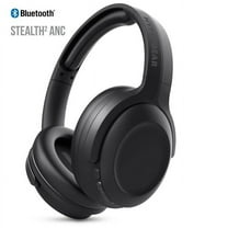 Hypergear 15859 Active Noise Cancelling Wireless Over-Ear Headphones, Black