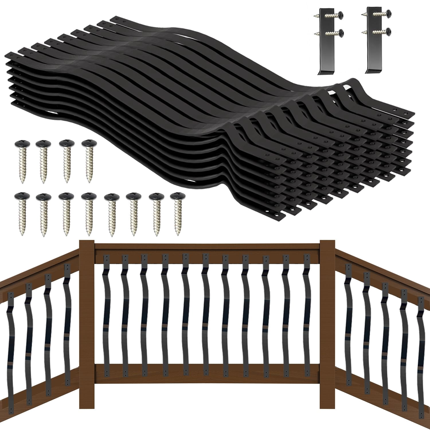 Hypergiant Iron Deck Balusters 60Pack 29.5