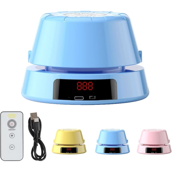 Hyperhop Auto Jump Trainer - Rechargeable Jump Rope Machine with 10-Speed Remote Control, Smart LED Tracking Display, Automatic Rope Skipping Machine for Family, Gym, Office, Party