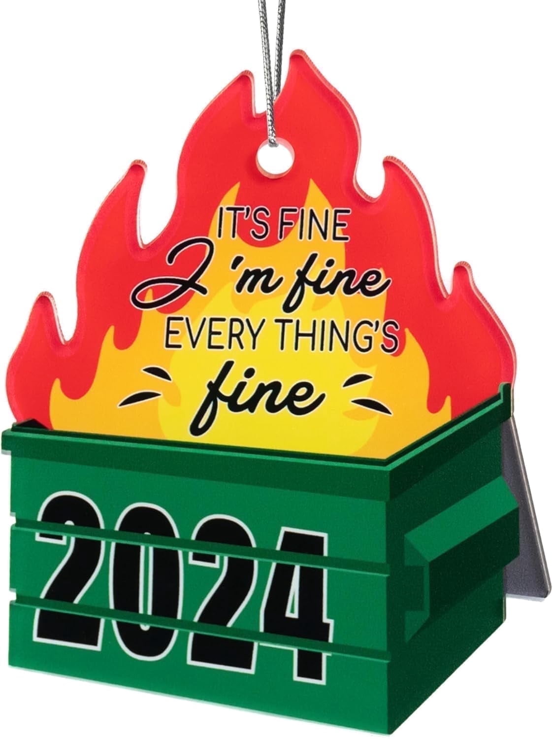 6/12/50/100Pack Funny Dumpster Fire Lapel Pin Bulk -1 Inch