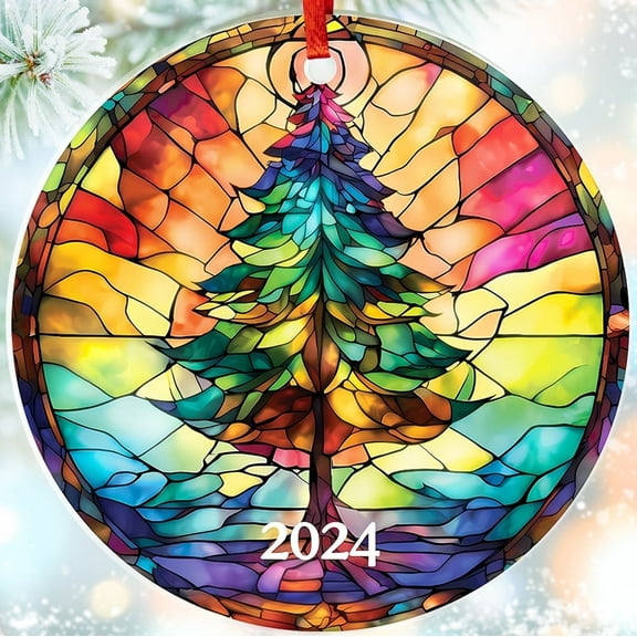 Hyperi Christmas Tree Acrylic Sun Catchers, New Years Gifts