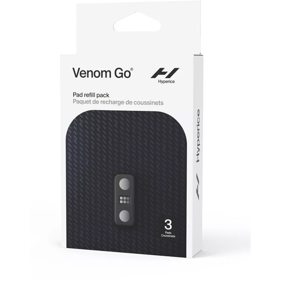 Hyperice Venom Go Refill Pack of 3 Body Massagers, HSA/FSA Eligible