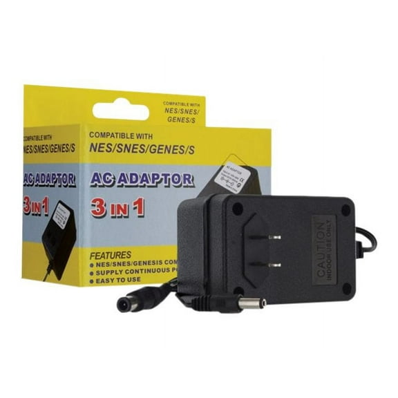 Hyperkin 3-in-1 Universal AC Adapter - Power adapter - 850 mA