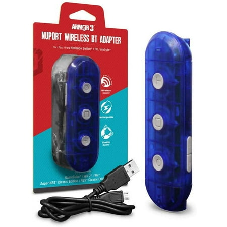 Hyperkin Armor3 "Nuport" Wireless BT Bluetooth GameCube/Wii/ Super NES Classic Edition Controllers Adapter for Nintendo Switch & PC