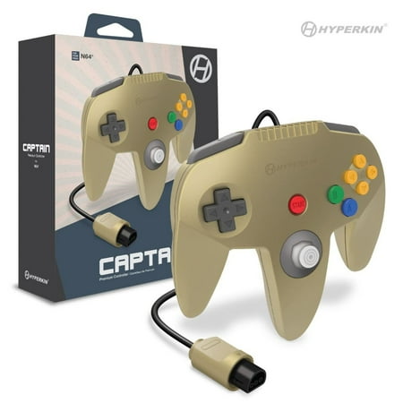 Hyperkin "Captain" Premium Controller for N64 (Gold) - Nintendo 64 M07260-GD