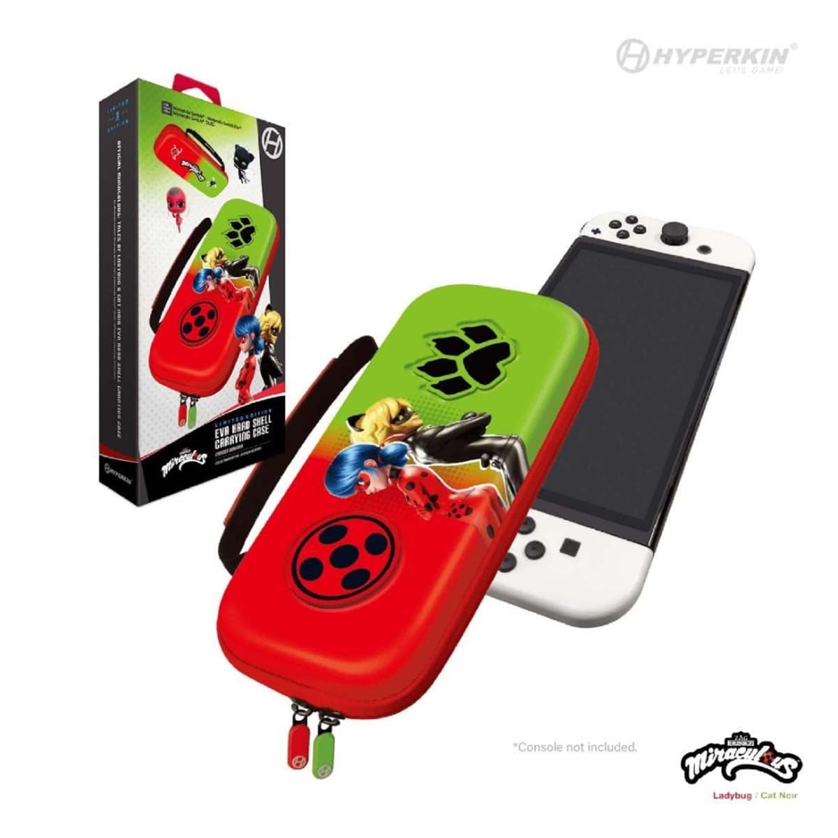 Hyperkin Official Miraculous EVA Hard Shell Carrying Case,Nintendo