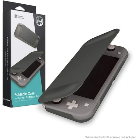 Hyperkin Foldable Case and Screen Protector Set for Nintendo Switch Lite - Gray