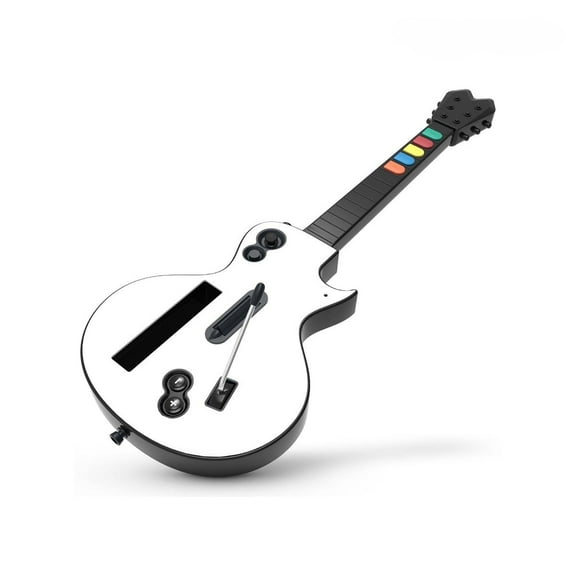 Hyperkin Hyper Strummer Wii Guitar Controller Wireless Game Guitar Compatible with Guitar Hero and Rock Band Games (excluding Rock Band 1) with Strap