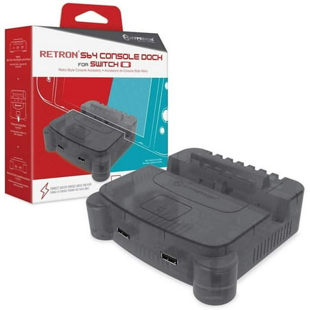 Hyperkin, Hyperkin RetroN S64 Console Dock, Nintendo Switch, Smoke Gray M07390-SG