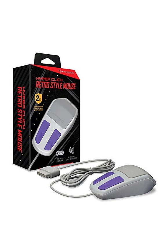 M07208 SNES Hyper Click Retro Style Mouse
